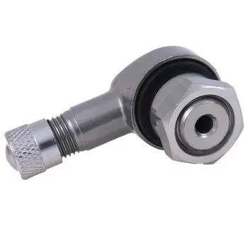 2 X Cnc мотоциклетный 90 градусов угол колеса покрышки стержень бескамерный клапан алюминий серый