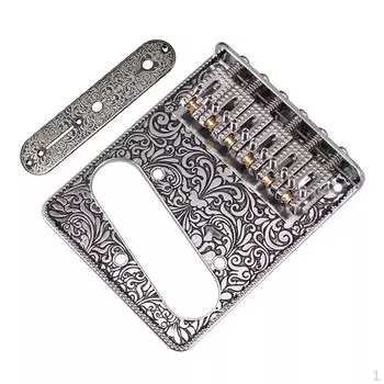 2 X Электрогитарная пластина с роликовым седлом для бриджей на запчасти