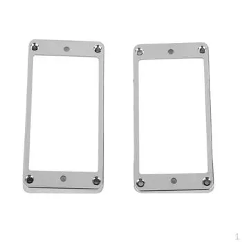 2 x Наклонное кольцо для крепления звукоснимателя для электрогитары - хром