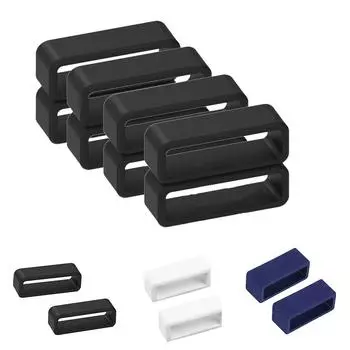 2 x ремешка для часов Band Keeper Loop, новые, прочные, популярные, 3 цвета, 12/14/16/18/20/22/24/26/28/30 мм 28mm белый