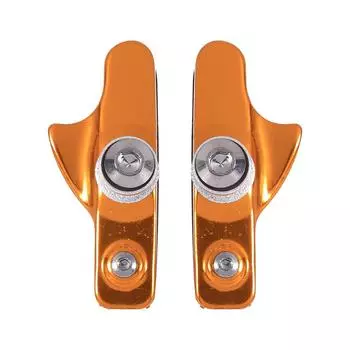 2 x тормозные колодки из алюминиевого сплава для шоссейных тормозов в стиле ящика для велосипеда(золотой) золотой