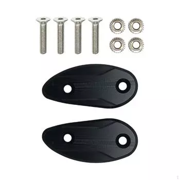 2 защитные пластины для зеркал мотоцикла CBR1000rr чёрный