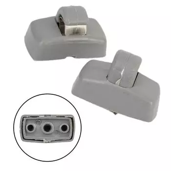 2 зажима для переднего солнцезащитного козырька 3B0857561B для SKODA Fabia 6Y для Octavia 1Z