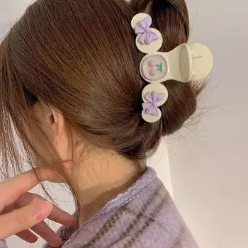 2 зажима для ручки с бантиком Gentle Purple System Cherry