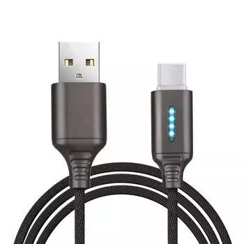 2A Новый Обновленный Android Type C Нейлоновый Кабель для Передачи Данных с Автоотключением Быстрая Зарядка USB Зарядное Устройство Type-C