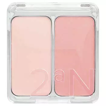 2aN Dual Cheek, 11 Juicy Peach, 7.4g