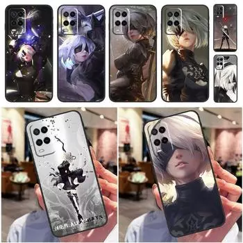 2B Nier Automata аниме чехол для OPPO A15 A16 A3S A5S A5 A9 A31 A53 A52 A72 A83 A91 A93 A54 A74 A94 задняя крышка OPPO A5 2020