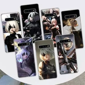 2B Nier Automata аниме чехол для телефона для Samsung Galaxy M21 M12 M31S M32 M51 M52 Note 20 Ulte 10 Plus 9 8 J4 J6 + J8 M11 F52 F62 Samsung M11