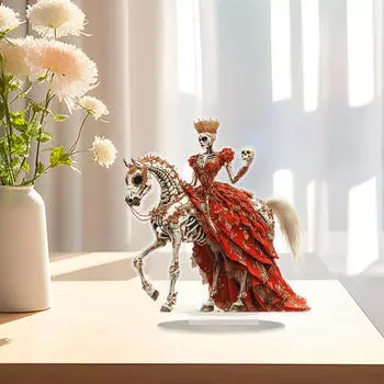 2D акриловая фигурка-знак, акцентная настольная фигурка с основанием, уникальная скульптура, украшение для камина