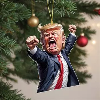 2D Акриловый Кулон Yells Рождественская Елка Украшение Повседневный Автомобильный Кулон One Size