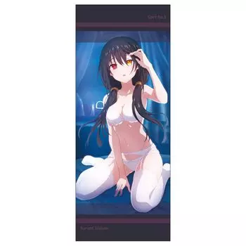 2D Cospa Date A Live V Куруми Токисаки Гибридное полотенце для лица Темная ночь Искушение [Официальная] версия.