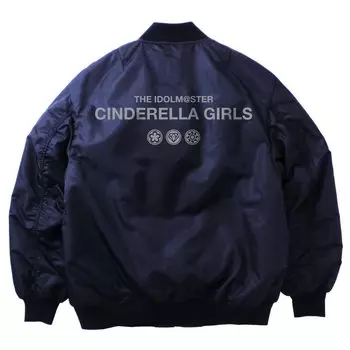 2D Cospa ДЕВУШКИ-ЗОЛУШКИ ДЕВУШКИ-ЗОЛУШКИ КУРТКА ТЕМНО-СИНИЙ РАЗМЕР L IDOLM@STER IDOLM@STER MA-1