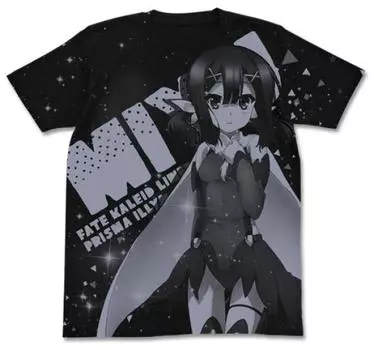2D Cospa Fatekaleid liner PrismaIllya Zwei Hertz Miyu all print T-shirt BLACK L size