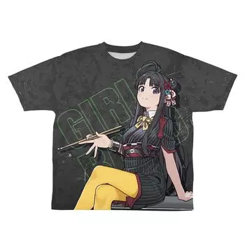 2D Cospa Girls Band Cry Новая иллюстрация Ясувы Субару Полная графика Размер M [Официальная] Двусторонняя футболка A-Photo Ver.