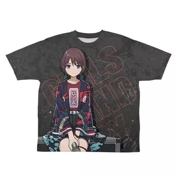 2D Cospa Girls Band Cry Новые иллюстрации Нины Исери Полная графическая фотография Размер L [Официальная] Двусторонняя футболка Ver.