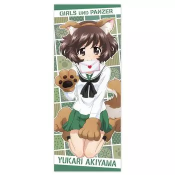 2D Cospa Girls Panzer Final Chapter Юкари Акияма Гибридная собака-полотенце для лица [Официальная] и вер.