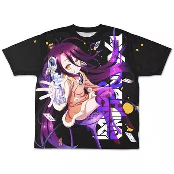 2D Cospa No Game No Life Zero Оригинальный рисунок Шуви Полная графика Размер L Двусторонняя футболка ASCIENT!Вер.