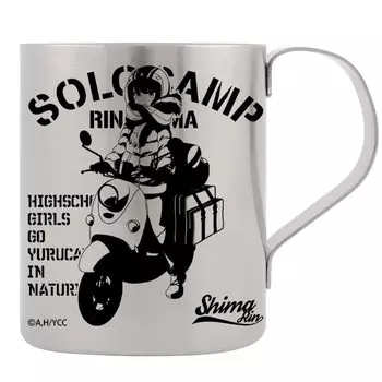 2D Cospa Rin Shima и скутер двухслойная кружка из нержавеющей стали Yurucamp Ver2.0