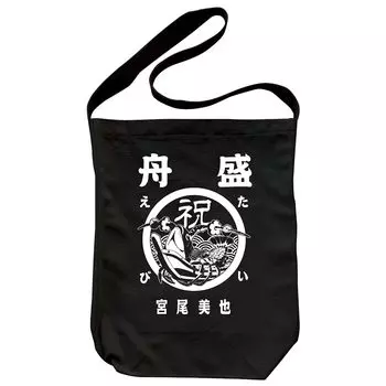 2D COSPA THE MILLION Miyao Miyao Сумка-тоут ЧЕРНАЯ [Официальная] IDOLM@STER LIVE! Счастливый? креветка?