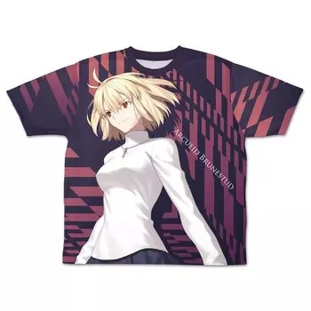 2D Cospa Tsukihime - Кусок голубой стеклянной луны - Арквейд Брюнстад Двусторонняя футболка с полной графикой Ver.2 размер M Изготовлена из полиэстера
