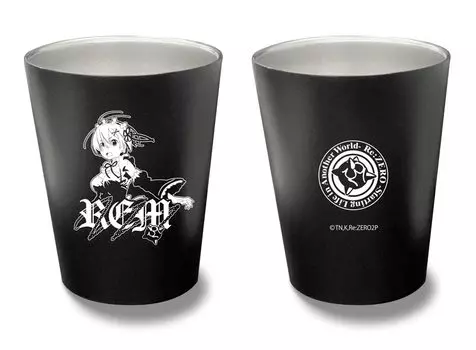 2D Cospa Жизнь в другом Rem Термостакан ЧЕРНЫЙ Приблизительно x Нержавеющая сталь ReZERO - Начальный мир - H10.5 8.5 см