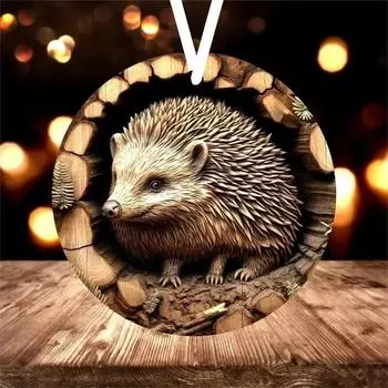 2D Cross Border Волк Тотем Животное Органическое Стекло Ремесло Животное Подвесное Украшение На Стену Настенное Украшение