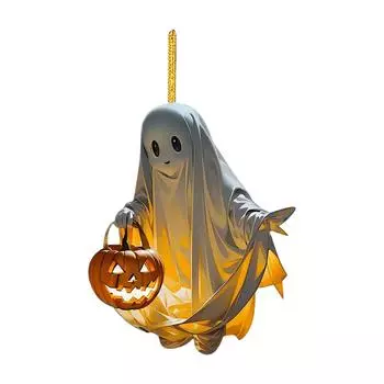 2d Double-sided Acrylic Christmas Pumpkin Pendant One Size белый