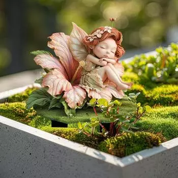 2D фигурка фей садовая вилка 2D акриловая фея девушки заземляющая вилка водонепроницаемая декоративная домашняя декорация садовые аксессуары CHINA