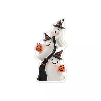 2D Halloween Three Cute Ghosts Ghosts Pumpkins Acrylic Pendant Accessories One Size
