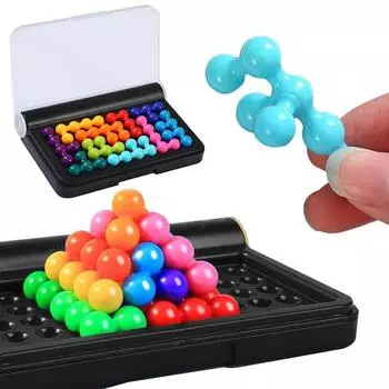 2D и 3D 120 задач-головоломка-головоломка для путешествий для детей и взрослых, развивающая когнитивные навыки, игра для мозга, игрушки Монтессори, головоломка