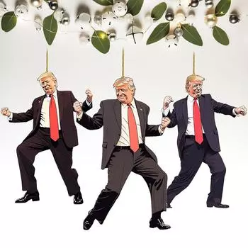 2D ловушка рождественское подвесное украшение многоцелевое экологически чистое праздничное украшение One Size