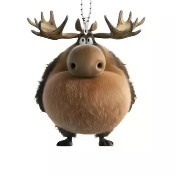 2D Милые модные акриловые плоские подвесные украшения в виде кошки One Size чёрный