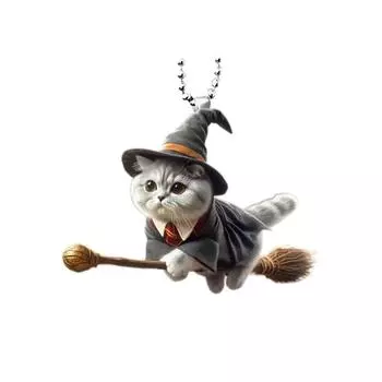 2D плоский акриловый брелок для ключей зеркало заднего вида автомобиля аксессуары рюкзак кулон One Size