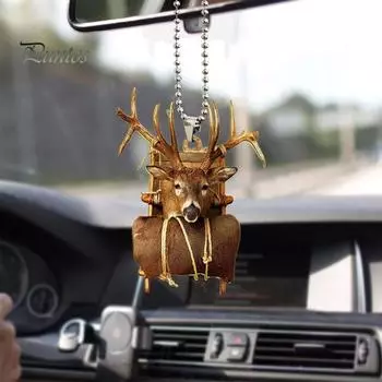 2D Плоский Акриловый Украшение для охоты на Уток Рождественский Декор Украшение в виде сосны Кряква Дом Шарм Eve Памятный Акриловый Подвесной Рождественский Подарок D