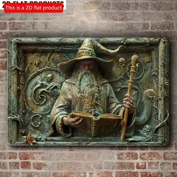 2D плоский деревянный знак 30*20 см винтажный деревянный настенный декоративный знак, настенный декор в волшебном стиле с вдохновляющей цитатой, знак для сада, настенное искусство, декоративное 20*30cm