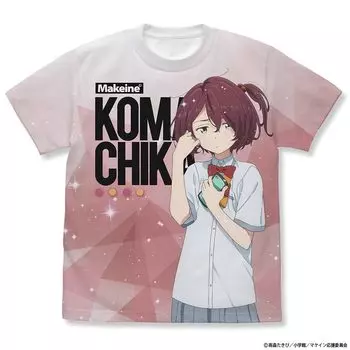 2D There are too many losing Chika Komari Full Graphic WHITE L size [Cospa] [Official] heroines! T-shirt