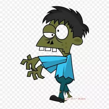 2D видеоигры с зомби, термопереносная печать, виниловые нашивки, наклейки для одежды, аппликации «сделай сам», моющиеся нашивки