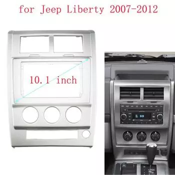 2din 10,1-дюймовая автомобильная радиостанция, рамка для Jeep Liberty Dodge Nitro 2007-2012, автомобильная радиостанция, стереопанель, установка приборной панели, отделка