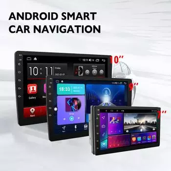 2din Android 10,0 стереоприемник автомобильный радиоприемник 7 /9 /10 универсальный GPS мультимедийный плеер для VW Nissan Kia Toyota Ford Honda 7inch,1+16GB