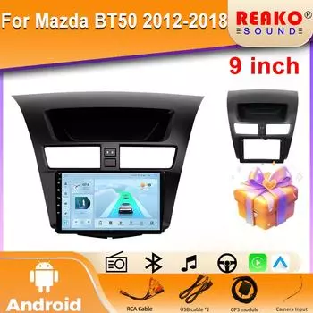 2din Android Auto Carplay для Mazda BT50 2012-2018 автомобильный радиоприемник мультимедийный плеер 2 din стерео GPS навигация QLED 5G WIFI 4 core 2GB+32GB carplay