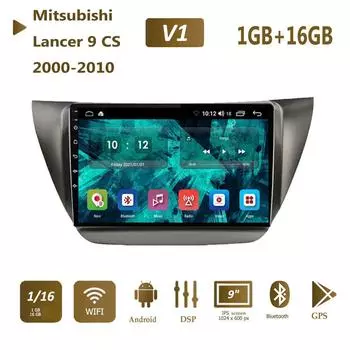 2din Android автомобильное радио для Mitsubishi Lancer 9 CS 2000-2010 мультимедийный видеоплеер GPS-навигация WIFI стерео 1 + 16 ГБ