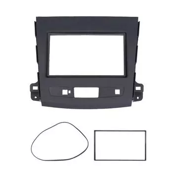 2Din стерео радио DVD аудио навигационная панель рамка подходит для Mitsubishi Outlander 2008-2012