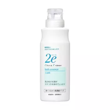 2e Соль для ванны для чувствительной кожи, с низким раздражением, молочно-белая (В связи) Кожа, Формула, Белый, 420 мл, Соль, белый