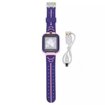 2G детские умные часы для мальчиков и девочек 1,44 дюйма LBS позиционирование голосовой вызов SOS оповещение HD сенсорный экран розовый