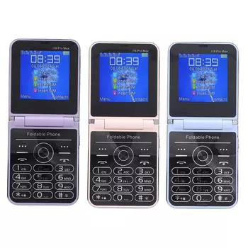 2G раскладной телефон для пожилых людей, двойной экран, 2,6 дюйма, 4 SIM-карты, большие кнопки, быстрый набор, высокая громкость, светодиодный индикатор Fl Black Gold