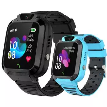 2G SIM-карта детский смартфон часы SOS Call LBS трекер местоположение камеры голосовой чат IP67 водонепроницаемые умные часы для детей