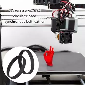 2GT-6 Бесконечный ремень GT2 Длина 110/158/180/300/752 мм 2GT Зубчатый ремень GT2 Замкнутый цикл Замена ремня ГРМ A