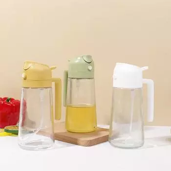 2 в 1 470 мл стеклянный распылитель масла бутылка-распылитель для масла бак для масла барбекю кухня выпечка барбекю пикник кухонные инструменты для бизнеса белый