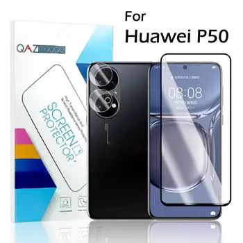 2IN1 для Huawei P50 Pro Стекло Защитная пленка для экрана с полным покрытием Закаленное стекло + пленка для объектива камеры Huawei P50