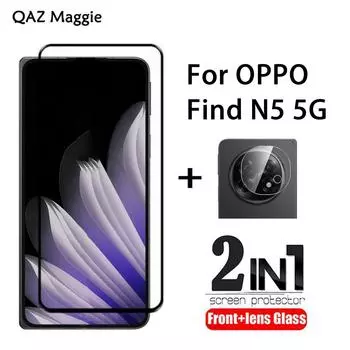 2IN1 для OPPO Find N5 Glass полное покрытие экрана защитное закаленное стекло + пленка для объектива камеры OPPO Find N5